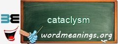 WordMeaning blackboard for cataclysm